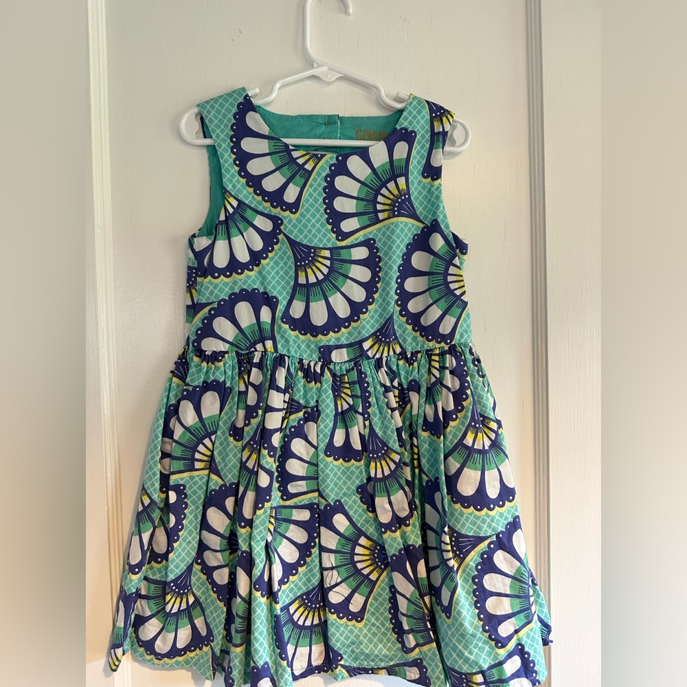 OshKosh B'gosh Green and Blue Sleeveless Sundress